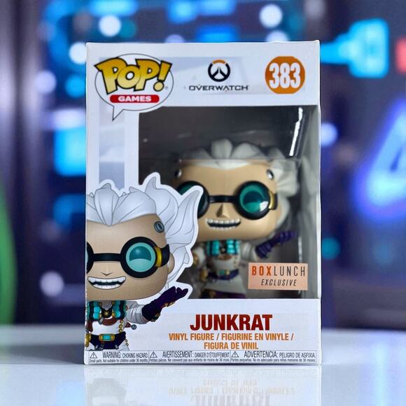 Funko Pop Unopened Junkrat Junkenstein 383 Overwatch BoxLunch Exclusive Figure - Picture 1 of 7